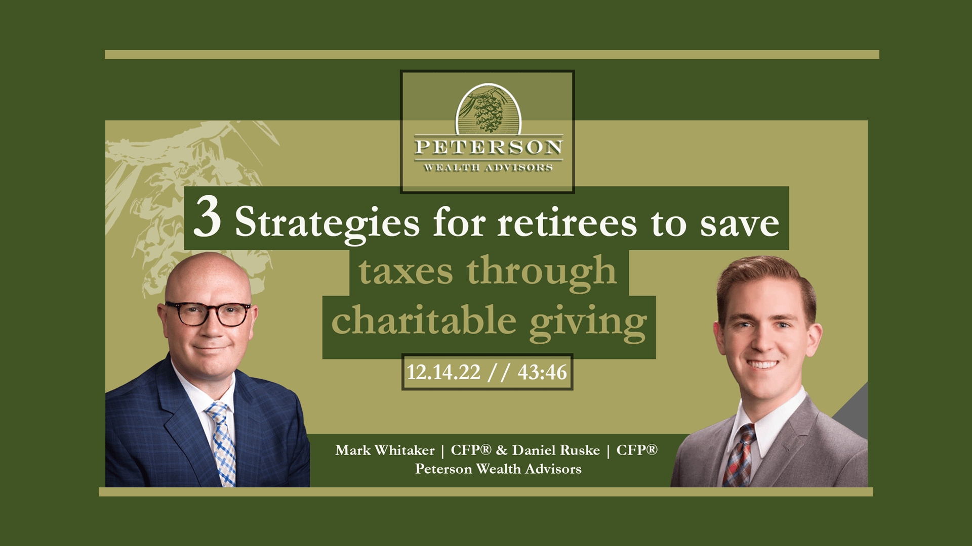 3 Strategies for retirees to save taxes through charitable giving