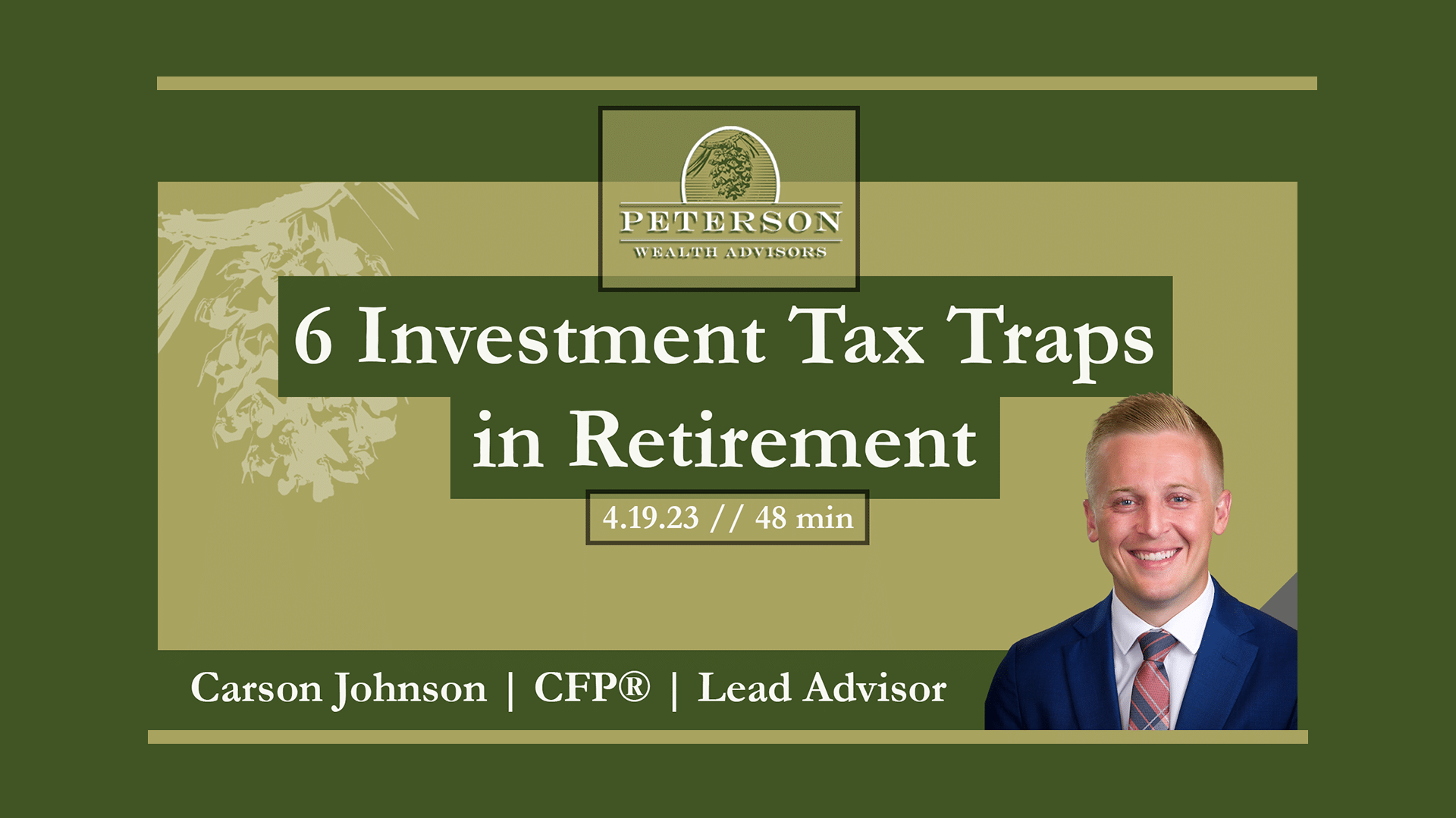 learn blog 6 Investment Tax Traps in Retirement