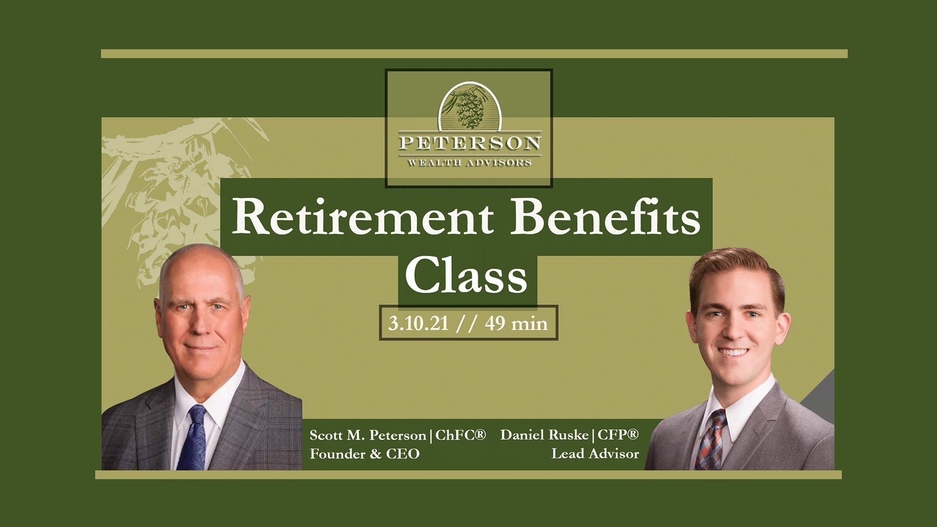 learn blog Retirement Benefits Class
