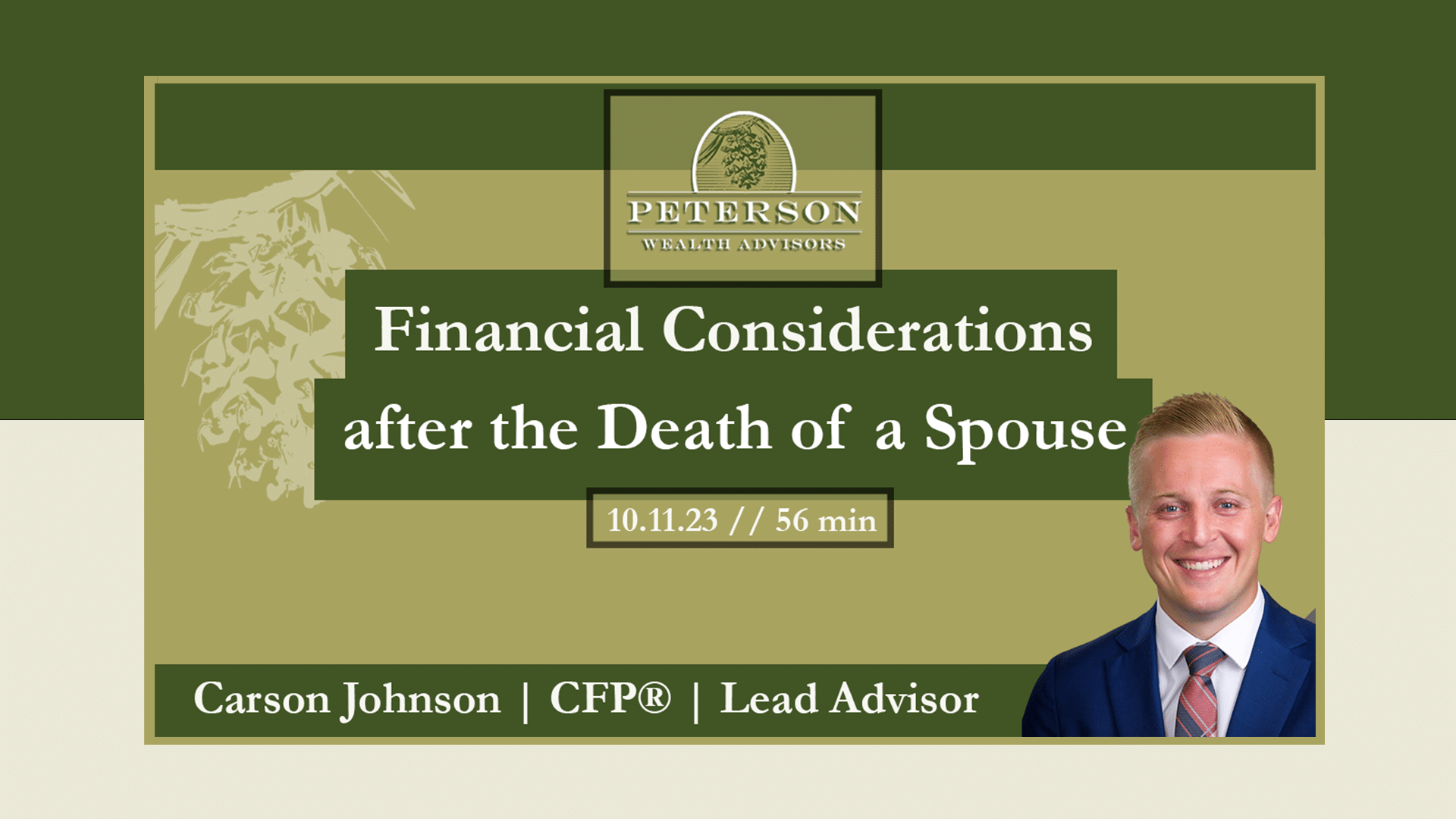 learn blog Financial Considerations after the Death of a Spouse