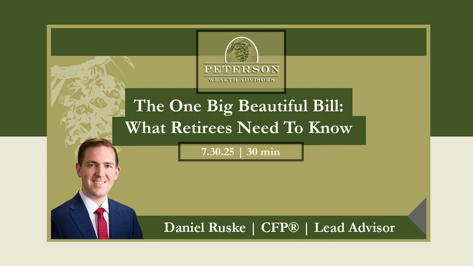 The One Big Beautiful Bill: What Retirees Need To Know