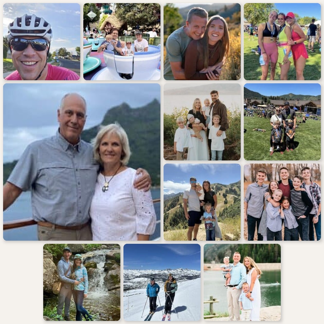 Collage of the Peterson Wealth Team